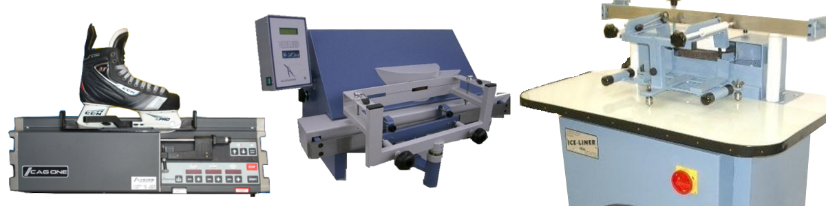 specifieke machines voor elk type schaats Wij hebben specifieke machines voor elk type schaats